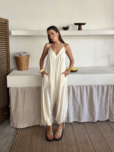 Ellinor Freepeople İthal Tulum Beyaz - 2