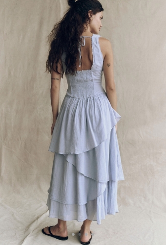 Freepeople Elbise Mavi - 2