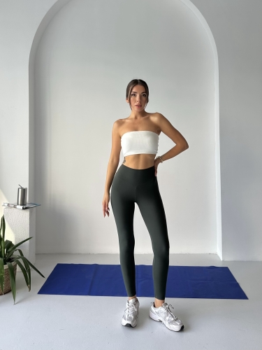 Lovise Oysho Sporcu Tayt Yeşil - 3