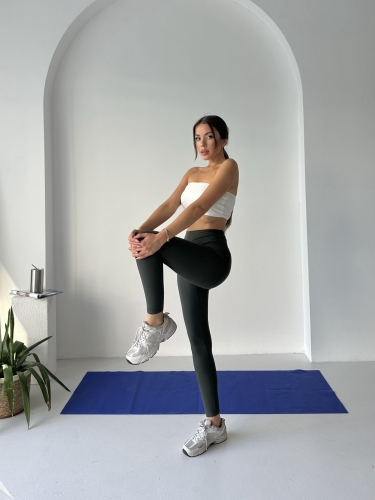 Lovise Oysho Sporcu Tayt Yeşil 