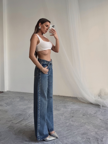 Marika Tasarım Yüksel Bel Jean - 1