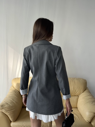 Marlene Kol Detay Blazer Ceket Grimelanj - 2
