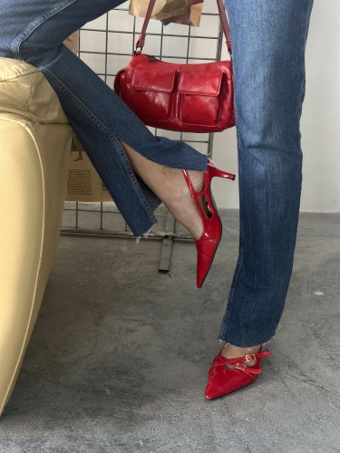 Molly Yüksek Bel Kemer Detay Zara Jean Mavi - 2