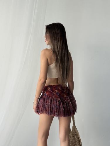Penny Freepeople İthal Etek Bordo - 2