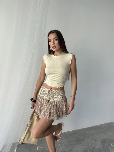 Penny Freepeople İthal Etek Bej - 2