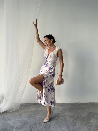 Rose Free People İthal Elbise Beyaz 