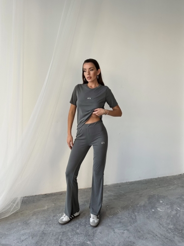 Soraya Alo Yoga İkili Takım Grimelanj - 2