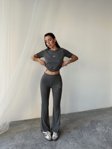 Soraya Alo Yoga İkili Takım Grimelanj - 1