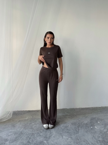 Soraya Alo Yoga İkili Takım Kahverengi 